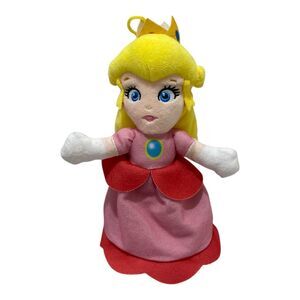 Super Mario Princess Peach Plush 9” Multicolor Stuffed Toy 2024